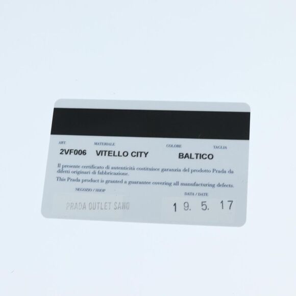 Prada Vitello Navy Leather Clutch Bag (Pre-Owned) - Picture 15 of 16